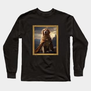 Noble Golden Retriever - Medieval Scottish Prince (Framed) Long Sleeve T-Shirt